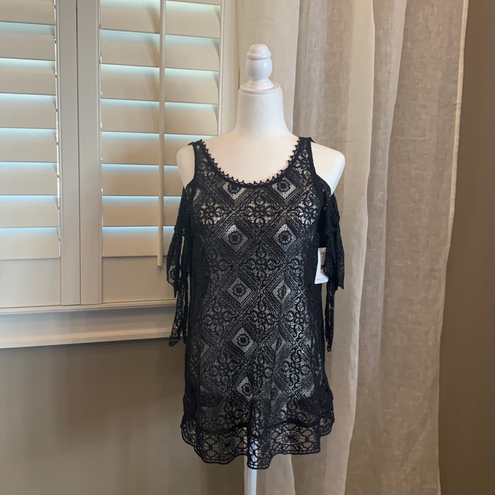 Free People lace shirt